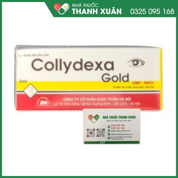 Collydexa gold - thuốc điều trị viêm mắt mũi tai